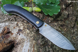 Складной нож Нерпа Дамаск (накладки граб)